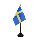 Sweden Table Flag 4x6"