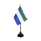 Sierra Leone Tischflagge 10 x 15 cm