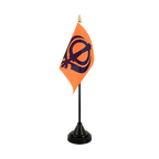 Sikhisme Mini drapeau de table 10 x 15 cm