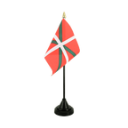 Spanien Baskenland Tischflagge 10 x 15 cm