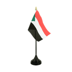 Soudan Mini drapeau de table 10 x 15 cm