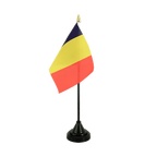 Tschad Tischflagge 10 x 15 cm