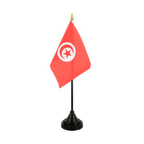 Tunisie Mini drapeau de table 10 x 15 cm