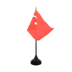 Turquie Mini drapeau de table 10 x 15 cm
