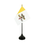 Vatikan Tischflagge 10 x 15 cm