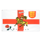 Angleterre avec Chevalier Drapeau 60 x 90 cm