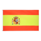 Spanien mit Wappen Flagge - 60 x 90 cm