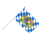Bayern Löwe Stockflagge 30 x 45 cm
