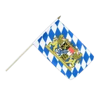 Bayern Löwe Stockflagge 30 x 45 cm