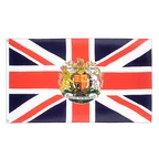 Drapeau Royaume-Uni avec Blason 60 x 90 cm