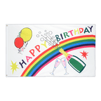 Happy Birthday Drapeau 60 x 90 cm