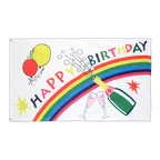 Happy Birthday Flagge 60 x 90 cm