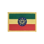 Äthiopien mit Stern Aufnäher 6 x 8 cm