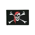 Pirat Kopftuch Aufnäher 6 x 8 cm