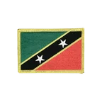 St. Kitts und Nevis Aufnäher 6 x 8 cm