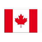 Autocollant drapeau Canada 7 x 10 cm, 5 pcs
