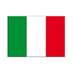 Autocollant drapeau Italie 7 x 10 cm, 5 pcs