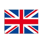 Autocollant drapeau Royaume-Uni 7 x 10 cm, 5 pcs