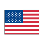 USA Autocollant drapeau 7 x 10 cm, 5 pcs