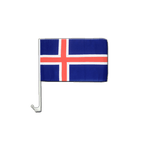 Islande Drapeau pour voiture 30 x 40 cm