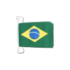Guirlande fanion Brésil 15 x 22 cm