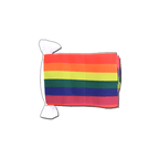 Regenbogen Fahnenkette 15 x 22 cm