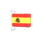 Spanien mit Wappen Fahnenkette 15 x 22 cm