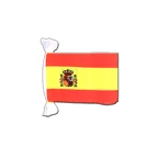 Spain with crest Flag Bunting 6x9", 9 m