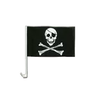 Pirat Skull and Bones Autofahne 30 x 40 cm