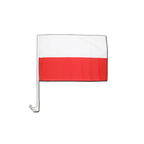 Pologne Drapeau pour voiture 30 x 40 cm