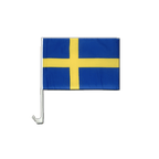 Suède Drapeau pour voiture 30 x 40 cm