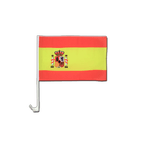 Spanien mit Wappen Autofahne 30 x 40 cm
