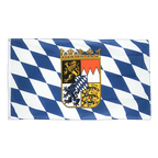 Bavière avec blason Grand drapeau 150 x 250 cm