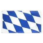 Grand drapeau Bavière sans blason 150 x 250 cm