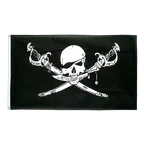 Pirat mit Säbel Flagge 150 x 250 cm