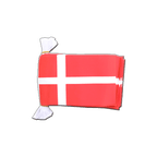 Denmark Flag Bunting 6x9", 9 m