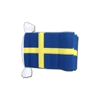 Sweden Flag Bunting 6x9", 9 m