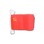 UDSSR Sowjetunion Fahnenkette 15 x 22 cm