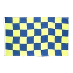 Checkered Blue-Yellow 3x5 ft Flag