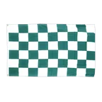 Checkered Green-White 3x5 ft Flag
