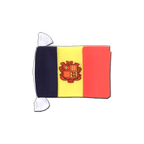 Andorra Fahnenkette 15 x 22 cm