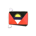 Antigua und Barbuda Fahnenkette 15 x 22 cm