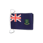 Guirlande fanion Îles Vierges britanniques 15 x 22 cm