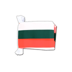 Fahnenkette Bulgarien - 15 x 22 cm
