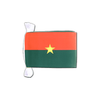 Burkina Faso Guirlande fanion 15 x 22 cm