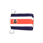 Costa Rica Fahnenkette 15 x 22 cm
