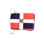 Guirlande fanion République dominicaine - 15 x 22 cm