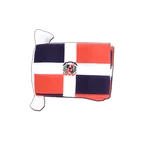 Guirlande fanion République dominicaine 15 x 22 cm