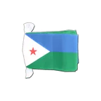 Guirlande fanion Djibouti 15 x 22 cm