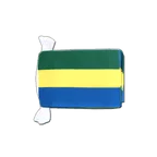 Gabon Flag Bunting 6x9", 9 m